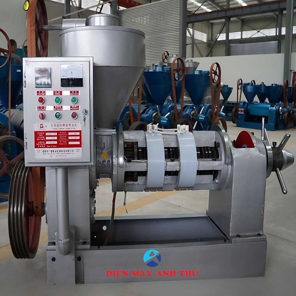 MÃ¡y Ã©p dáº§u cÃ´ng nghiá»p Guangxin YZYX10J-2Wjpg (4)